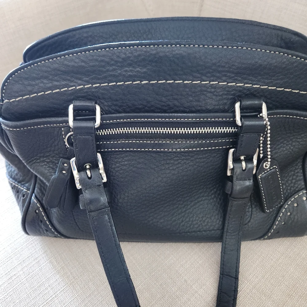 Coach Vintage A06S-5031 Pebbled Leather Bag - Picture 7 of 14